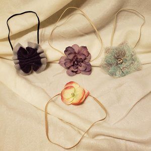 4 Baby Headbands